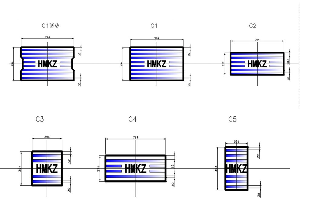 哈牡客专条纹电缆槽盖板模具PDF设计稿下载